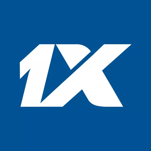 1xBet favicon, a blue square with white "1X" symbol